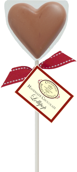 Milk Chocolate Heart Lollipop