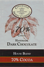 Handmade 70% Dark Chocolate Bar
