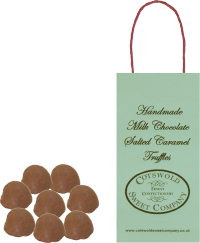 Milk Chocolate Salted Caramel Truffles Boutique Bag 