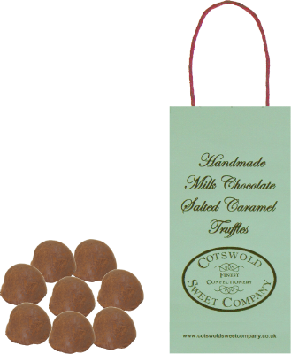 Milk Chocolate Salted Caramel Truffles Boutique Bag 