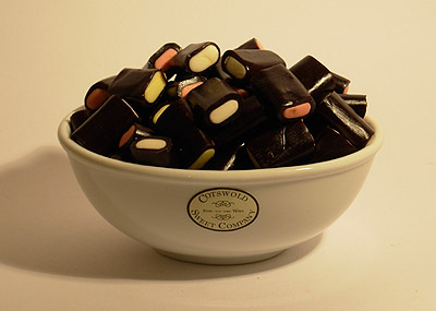 Liquorice Cream Rock (200g)