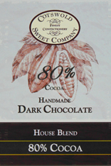 Handmade 80% Dark Chocolate Bar